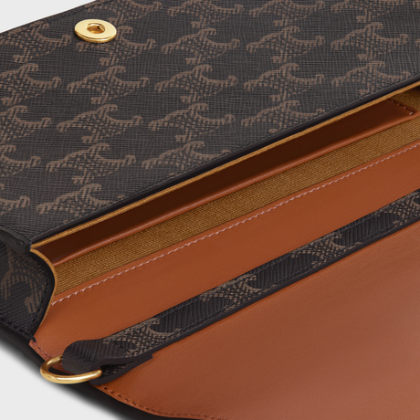 MULTIPOCHETTE IN TRIOMPHE CANVAS AND CALFSKIN TAN - Image 4